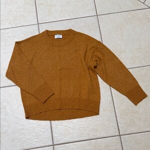 Old Navy Mustard Crew Neck Sweater